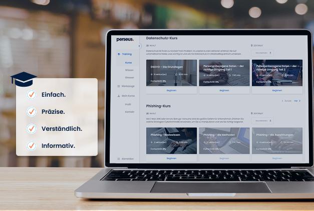 Einfache und leicht verständliche Online-Trainings zur Mitarbeiter-Sensibilisierung