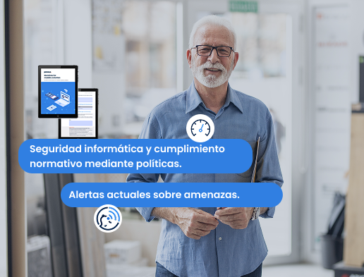El Director General ofrece a sus empleados directrices para la seguridad informática diaria y segura