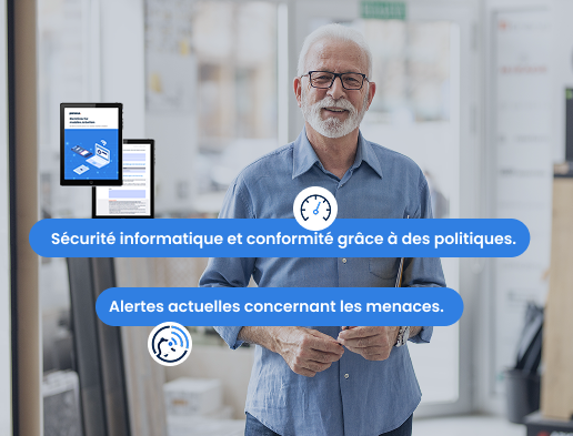 Le Directeur général donne à ses employés des directives pour la sécurité informatique au quotidien et sécurisée