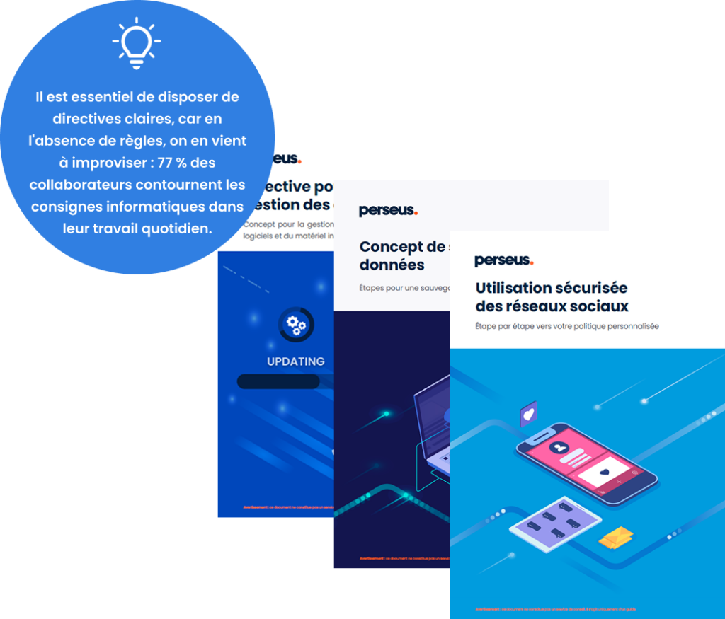 Les guides fournissent des conseils et encouragent les pratiques sécuritaires dans le cadre de la sécurité informatique au quotidien.
